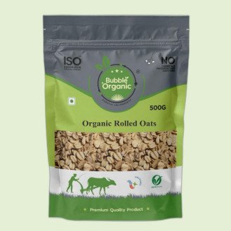 Organic Rolled Oats 500 Gms