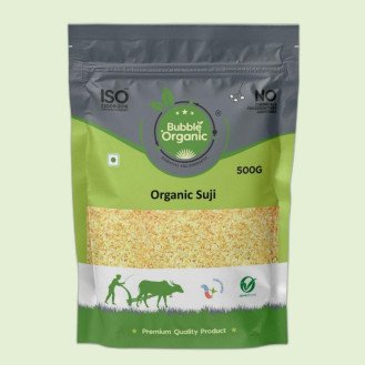 Organic Suji Rawa(small) 500 Gms